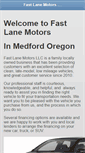 Mobile Screenshot of fastlanemotorsmedford.com